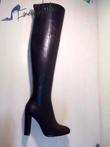 Gianvito Rossi over the knee leather boots